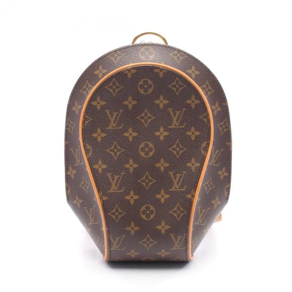 LOUIS VUITTON Brown Monogram Leather Backpack - Picture 1 of 8